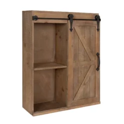 Decorative Wall Storage Cabinet With Sliding Barn Door Rustic Brown - Kate & Laurel All Things Decor 13 Decorative Wall Storage Cabinet With Sliding Barn Door Rustic Brown - Kate & Laurel All Things Decor -Home Decor Series Store GUEST 2df2450d b415 4c69 9ffa d7edec3d23d5