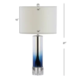 Glass/Crystal Edward Table Lamp (Includes Energy Efficient Light Bulb) - JONATHAN Y 6 Glass/Crystal Edward Table Lamp (Includes Energy Efficient Light Bulb) - JONATHAN Y -Home Decor Series Store GUEST 2f11f350 65c8 489b 9485 de33084dcd5d