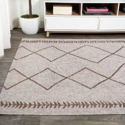 Derya Diamond Trellis Indoor/Outdoor Area Rug - JONATHAN Y -Home Decor Series Store GUEST 2f1a8987 cc66 4004 8ecc bfbbb6cf0a6c