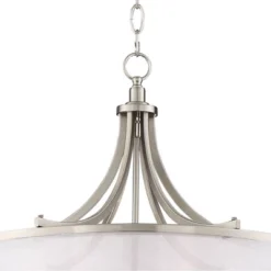 Possini Euro Design Nor Brushed Nickel Pendant Chandelier 23" Wide Modern Double White Organza Shade 6-Light Fixture For Dining Room Kitchen Island 10 Possini Euro Design Nor Brushed Nickel Pendant Chandelier 23" Wide Modern Double White Organza Shade 6-Light Fixture For Dining Room Kitchen Island -Home Decor Series Store GUEST 2f5c0868 66c9 41ba a1f8 920e9fb342f5