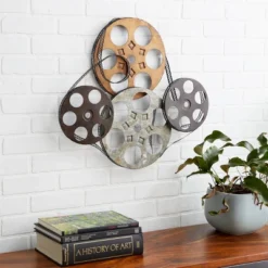 Metal Film Reels Wall Decor - Olivia & May -Home Decor Series Store GUEST 3209c052 6d38 4596 bfb9 5e8fa96414c0