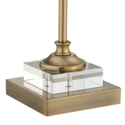 Regency Hill Julia 29 1/2" Tall Skinny Buffet Traditional End Table Lamps Set Of 2 Gold Clear Crystal Metal Living Room Bedroom Bedside White Shade -Home Decor Series Store GUEST 331b8698 09a6 4328 94ca 0235c5800be7