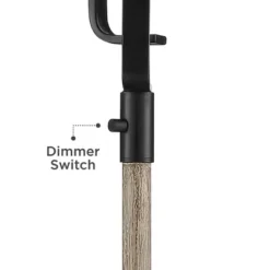 Franklin Iron Works Granada Rustic Farmhouse Tree Floor Lamp 64 1/4" Tall Black Faux Wood 3-Light Hammered Tinted Glass Shade For Living Room Reading -Home Decor Series Store GUEST 33528fd1 c200 45c8 ba65 6acf8819ef2b