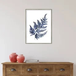19" X 25" Botanical Fern Indigo By Sara Berrenson Wood Framed Wall Art Print - Amanti Art 13 19" X 25" Botanical Fern Indigo By Sara Berrenson Wood Framed Wall Art Print - Amanti Art -Home Decor Series Store GUEST 33a58e28 44a6 48f0 bbe6 5e28ab1779e4