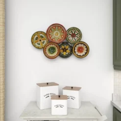 Metal Plate Wall Decor With Spanish Designs Black - Olivia & May -Home Decor Series Store GUEST 36d3f7cc 1190 4f54 a089 1d16e7c137bf