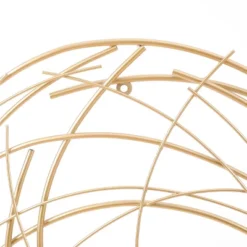 LuxenHome Gold Metal Abstract Swirl Round Wall Decor 14 LuxenHome Gold Metal Abstract Swirl Round Wall Decor -Home Decor Series Store GUEST 37545f45 9eda 4609 8e2a 753f9b351d31