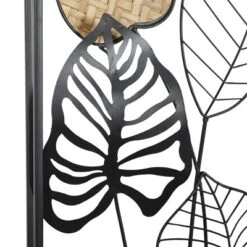Set Of 2 Metal Leaf Tall Cut-Out Wall Decors With Intricate Laser Cut Designs Black - Olivia & May -Home Decor Series Store GUEST 375e2ac9 69cb 46cd 9b40 9b069700dd70