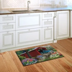 Bridge In Bloom Spring Doormat Floral Indoor Outdoor 30" X 18" Briarwood Lane -Home Decor Series Store GUEST 37833a1d 0512 47f0 9d2f 22ad465fe19c