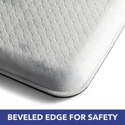 J&V TEXTILES Anti Fatigue Kitchen Mat Cushioned Anti Fatigue, Non Slip Waterproof Mat Standing Desk, 20x36x1/2 Inches (Wineology) 1 J&V TEXTILES Anti Fatigue Kitchen Mat Cushioned Anti Fatigue, Non Slip Waterproof Mat Standing Desk, 20x36x1/2 Inches (Wineology)