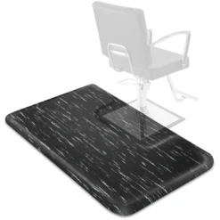 Saloniture 3 Ft. X 5 Ft. Salon & Barber Shop Chair Anti-Fatigue Floor Mat For Square Chair Base - Black Rectangle 1/2" Thick -Home Decor Series Store GUEST 393f4d5d d099 4892 b706 4e1f37cf1d72