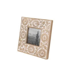 4x4 Inch Carved Floral Picture Frame Mango Wood, MDF, Metal & Glass By Foreside Home & Garden 12 4x4 Inch Carved Floral Picture Frame Mango Wood, MDF, Metal & Glass By Foreside Home & Garden -Home Decor Series Store GUEST 39ca8fd3 f18b 4dbd a2b9 c55c24fb9659