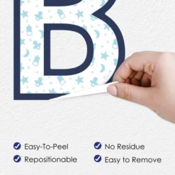 Big Dot Of Happiness It's A Boy - Peel And Stick Blue Baby Shower Standard Banner Wall Decals - Baby 8 Big Dot Of Happiness It's A Boy - Peel And Stick Blue Baby Shower Standard Banner Wall Decals - Baby -Home Decor Series Store GUEST 3a247397 028e 4e0f a9b9 e89596a01822