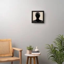 Domonique Brown Black Hair No. 5 Framed Wall Art Black - Deny Designs -Home Decor Series Store GUEST 3a740887 da65 4afd 92e5 77d16af4d446