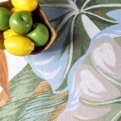 NuLOOM Nevaya Machine Washable Floral Leaves Area Rug -Home Decor Series Store GUEST 3b409910 d725 4637 8bad 2a2bcd47420f