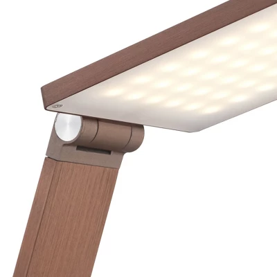 Possini Euro Design Bentley Modern Desk Lamp 21" High French Bronze Aluminum Metal LED Touch On Off Adjustable Head For Bedroom Living Room Office 2 Possini Euro Design Bentley Modern Desk Lamp 21" High French Bronze Aluminum Metal LED Touch On Off Adjustable Head For Bedroom Living Room Office - Image 2