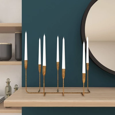 Contemporary Metal Candle Holder Gold - CosmoLiving By Cosmopolitan 12 Contemporary Metal Candle Holder Gold - CosmoLiving By Cosmopolitan - Image 12