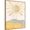 22" X 28" Boho Sunshine II By Courtney Prahl Framed Canvas Wall Art Light Brown - Amanti Art