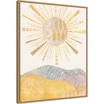 22" X 28" Boho Sunshine II By Courtney Prahl Framed Canvas Wall Art Light Brown - Amanti Art 1 22" X 28" Boho Sunshine II By Courtney Prahl Framed Canvas Wall Art Light Brown - Amanti Art
