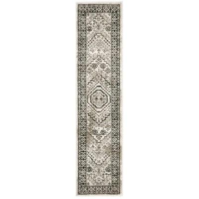 Gabriella Vintage Medallion Rug Ivory/Gray - Captiv8e Designs 4 Gabriella Vintage Medallion Rug Ivory/Gray - Captiv8e Designs - Image 4