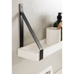 (Set Of 2) 5" X 10" Sudbury Wood And Metal Wall Shelf Set White/Black - Kate & Laurel All Things Decor 13 (Set Of 2) 5" X 10" Sudbury Wood And Metal Wall Shelf Set White/Black - Kate & Laurel All Things Decor -Home Decor Series Store GUEST 3d2443fe 083e 4af6 bfdb f05afffee854