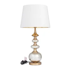 Linen Buffet Lamp With Tapered Shade Gold - Olivia & May -Home Decor Series Store GUEST 3f52b4a7 8c9c 471d 87ca ebea9a083383