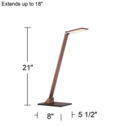 Possini Euro Design Bentley Modern Desk Lamp 21" High French Bronze Aluminum Metal LED Touch On Off Adjustable Head For Bedroom Living Room Office 12 Possini Euro Design Bentley Modern Desk Lamp 21" High French Bronze Aluminum Metal LED Touch On Off Adjustable Head For Bedroom Living Room Office -Home Decor Series Store GUEST 4015bb84 5955 4c47 81d6 b7d27607b441