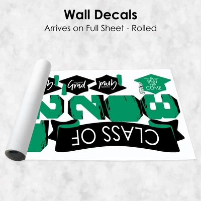 Big Dot Of Happiness Green Class Of 2023 Graduation Party Wall Decals Set Of 20 4 Big Dot Of Happiness Green Class Of 2023 Graduation Party Wall Decals Set Of 20 - Image 4