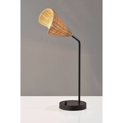 Cove Table Lamp Black - Adesso 1 Cove Table Lamp Black - Adesso