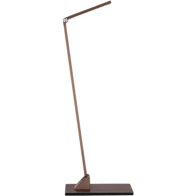 Possini Euro Design Bentley Modern Desk Lamp 21" High French Bronze Aluminum Metal LED Touch On Off Adjustable Head For Bedroom Living Room Office 5 Possini Euro Design Bentley Modern Desk Lamp 21" High French Bronze Aluminum Metal LED Touch On Off Adjustable Head For Bedroom Living Room Office - Image 5