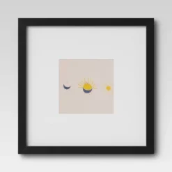 Set Of 9 Gallery Frame Set 10" X 10" Matted To 5" X 5" Black - Room Essentials™ -Home Decor Series Store GUEST 42550b36 fa65 47d0 ac26 e0d095ae7290