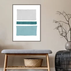 22" X 30" Painted Weaving V Blue Green By Piper Rhue Framed Canvas Wall Art Gray Wash - Amanti Art 12 22" X 30" Painted Weaving V Blue Green By Piper Rhue Framed Canvas Wall Art Gray Wash - Amanti Art -Home Decor Series Store GUEST 42c0bda3 7836 4785 b796 8352149edf93