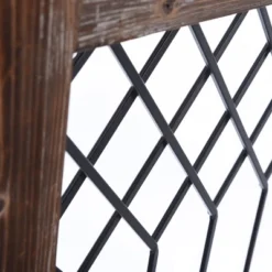 Wood Framed Metal Grate Wall Decor Brown - StyleCraft -Home Decor Series Store GUEST 430e73d5 5df5 4502 9263 af7feb9ae778