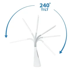 Mount-It! Turcom AirLight Ultrabright LED Desk Lamp With Bladeless Three Speeds Fan Panel | White -Home Decor Series Store GUEST 439d0be8 2cd8 4bb3 8167 fdd9636cb108