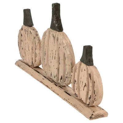 Northlight 16.5" Three Little Pumpkins Fall Harvest Decoration 3 Northlight 16.5" Three Little Pumpkins Fall Harvest Decoration - Image 3