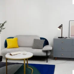 18" Nash Table Lamp With Faux Wood Arm Matte Black - Globe Electric -Home Decor Series Store GUEST 45f904d4 cb0e 485c b1fb 02e79628a8fb