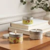 12.15oz Tin Gift Set Silver With Embossed Yellow Candle - Opalhouse™