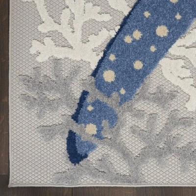 Nourison Aloha Ocean Starfish Indoor/outdoor Area Rug 5 Nourison Aloha Ocean Starfish Indoor/outdoor Area Rug - Image 5