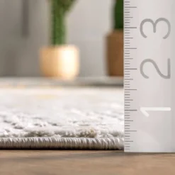 6'7"x9' Amaya Abstract Area Rug Gold - NuLOOM -Home Decor Series Store GUEST 475802bc 1a19 4c69 b5be 06e37d4abef4