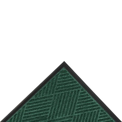 Dark Green Solid Doormat - (4'x6') - HomeTrax 2 Dark Green Solid Doormat - (4'x6') - HomeTrax - Image 2