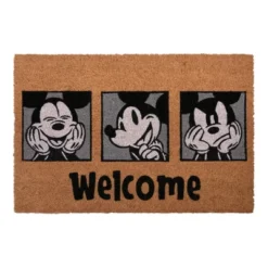 Mickey Mouse 2pk Coir Door Mats Gray -Home Decor Series Store GUEST 47f70d64 1385 440c 9454 1d38c6f78001