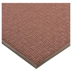 2'x3' Solid Doormat Burgundy/Black - HomeTrax -Home Decor Series Store GUEST 480b698d c98f 4743 9737 e8fe3c0d9d75