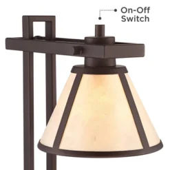 Franklin Iron Works Maricopa Rustic Farmhouse Desk Lamp 21 1/4" High Bronze Metal With USB And AC Power Outlet Mica Shade For Bedroom Living Room Home 12 Franklin Iron Works Maricopa Rustic Farmhouse Desk Lamp 21 1/4" High Bronze Metal With USB And AC Power Outlet Mica Shade For Bedroom Living Room Home -Home Decor Series Store GUEST 488c043e 8e84 459e 91a8 3599ceb22713