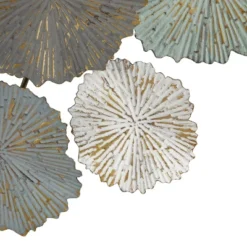 LuxenHome 48-Inch Multi-Color Metal Flowers Modern Wall Decor -Home Decor Series Store GUEST 48c8e9ce a530 451f b888 6491f0e7471d