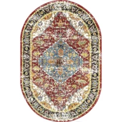 NuLOOM Indoor/Outdoor Transitional Medallion Muriel Patio Area Rug -Home Decor Series Store GUEST 4a21a8c5 4bb2 45d9 be7f 65c6b7b8b616