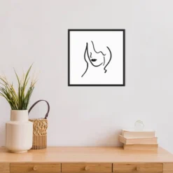 16" X 16" Muser II Woman By Isabelle Z Framed Canvas Wall Art Black - Amanti Art -Home Decor Series Store GUEST 4ba3f45c 4dae 4e96 aaf5 0786741a53c4