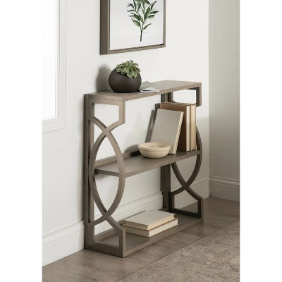 25" X 28" Raines Wood Decorative Wall Shelf Gray - Kate & Laurel All Things Decor 7 25" X 28" Raines Wood Decorative Wall Shelf Gray - Kate & Laurel All Things Decor - Image 7