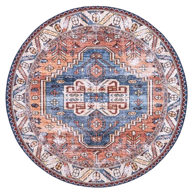 NuLOOM Marli Machine Washable Faded Medallion Area Rug 12 NuLOOM Marli Machine Washable Faded Medallion Area Rug - Image 12
