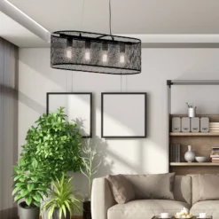 30" 4-Light Gianna Chandelier Black - River Of Goods 12 30" 4-Light Gianna Chandelier Black - River Of Goods -Home Decor Series Store GUEST 527359a2 25f7 4790 8712 a73c76b75c3c