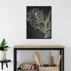 22" X 30" Golden Flower Folklore II By Asia Jensen Framed Canvas Wall Art Black - Amanti Art -Home Decor Series Store GUEST 53359e9e e2f8 4165 99c3 c593eca0cbe6