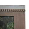White Wood Bead 5x7 Inch Wood Decorative Picture Frame - Foreside Home & Garden